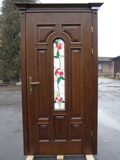 Двері вхідні дубові 4800грн