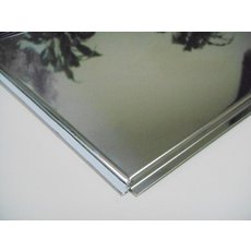 Зеркальные подвесные потолки, плиты металлические 600х600, 6