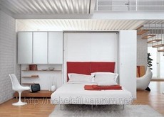 Стенка для гостиной с подъемной шкаф-кроватью Доставка по вс