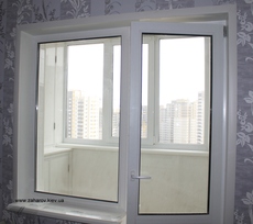 Пластикові укоси в районі.