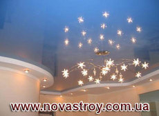 Установка натяжных потолков в Киеве, натяжные потолки монтаж