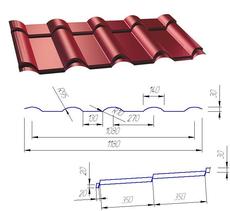 Металочерепиця Монтеррей концерну Corus British Steel
