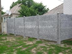 Еврозаборы Днепропетровск Павлоград шлакоблок озеленение лан