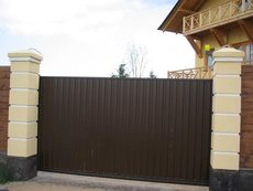 Відкатні ворота, дешево і красиво