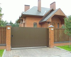 Ворота з профлиста.