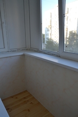 Обшивка балконів вагонкою, сайдингом.