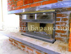 Монтаж топки Piazzetta c системою Multifuco