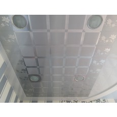 Алюминиевые подвесные потолки, со скрытой профильной системо