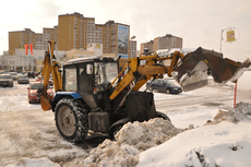 Вивіз снега.Чістка снігу (Дніпропетровськ).