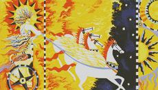 Готове художнє мозаїчне панно матричного типу