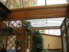 Зимові сади з скляною дахом