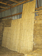 Мати, плити з очерету, евроснопа, рогожка, паркан.