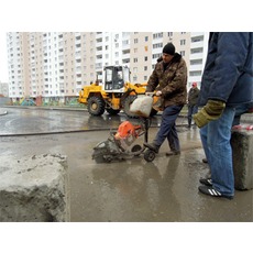 Різка, демонтаж бетонних підлог, асфальту в Харкові