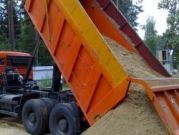 Пісок річковий з доставкою по Києву та Київській області