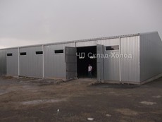 Склад з утепленням 12х24 (min довжина) х 5м (висота в коньке