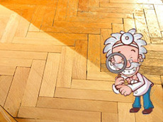 Циклювання, шліфування паркету без пилу