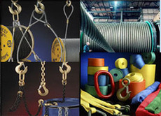 Стропи канатні, ланцюгові, синтетичні.