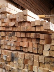 Брус дубовий.