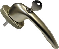 Ручка віконна з замком Масо серія Рапсодія