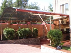 Виготовлення навісів, козирків, вхідних груп з нержавіючої с