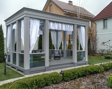 Навіси, зимові сади, альтанки сучасний дизайн під ключ