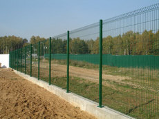 Сітка з V-подібним вигином L2.5м H1.53, 1,73, 2.03м