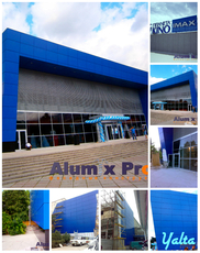 Навісні вентильовані фасади світлопрозорі конструкції