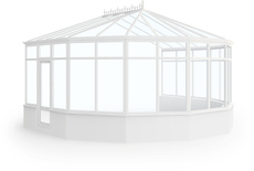 Зимовий сад для дому у вікторіанському стилі