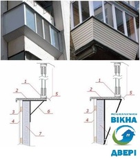 Балкон у м.Києві - склити, утеплити "під ключ"