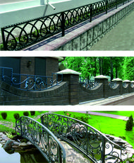 Огородження ковані.