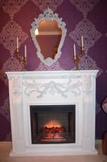 Портали з гіпсу для електрокаміна