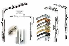 Фурнитура для окон и дверей ПВХ: ручки, петли, замки, цилинд