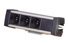 Накладної блок розеток Simon Ofiblock Plus 3х220В