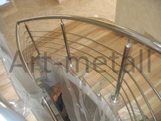 Поручні, перила, огорожі нержавіючі.