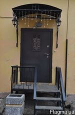 Вхідні зварні металеві двері