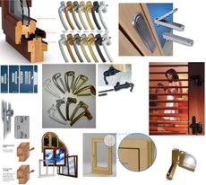 Фурнітура для дерев'яних вікон і дверей