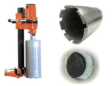 Алмазне свердління, свердління отворів, бетону та ін.