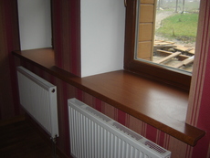 Пластикові та дерев'яні підвіконня Danke, Werzalit, Topal