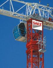 Продажа башенных быстромонтируемых кранов SAEZ, быстромонтир