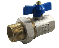 Зганяння-американка з кульовим краном Ду 15-50мм