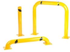 Колесовідбійники, стовпчики, переносні огорожі