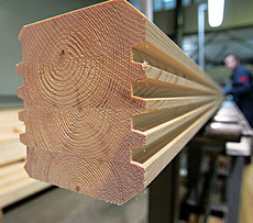 Клеєний профільований брус