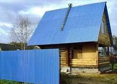 Покрівля з профнастилу.