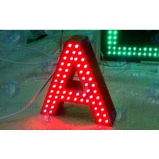 Об'ємні букви з зовнішніми світлодіодами