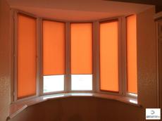 Тканеві ролети на вікна (Київ). Ролети рулонного типу на вік