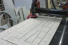 Фрезерна (3D, 2D - криволінійна) порізка (різання) листів