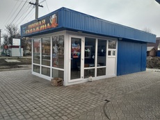скління кіосків