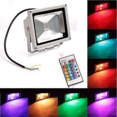Асортимент RGB прожекторів.