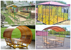 Альтанки, перголи