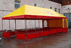 Кафе і павільйон (виробництво, установка).